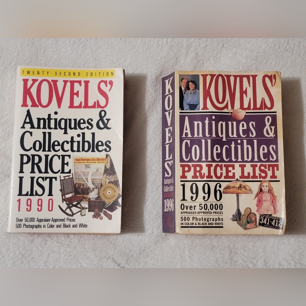 Vintage Kovel's Antique & Collectibles Price List Set Of 2 Books (1989)
